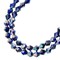 Crystal Lane DIY 2-Strand 7in Opaque Iris Finish Glass Bicone Bead Strands